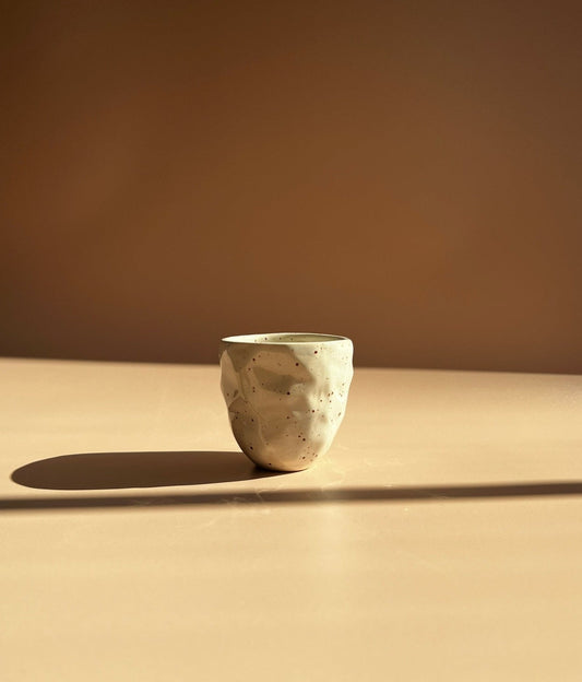 Sandstone Brown Speckled . Stone Mug