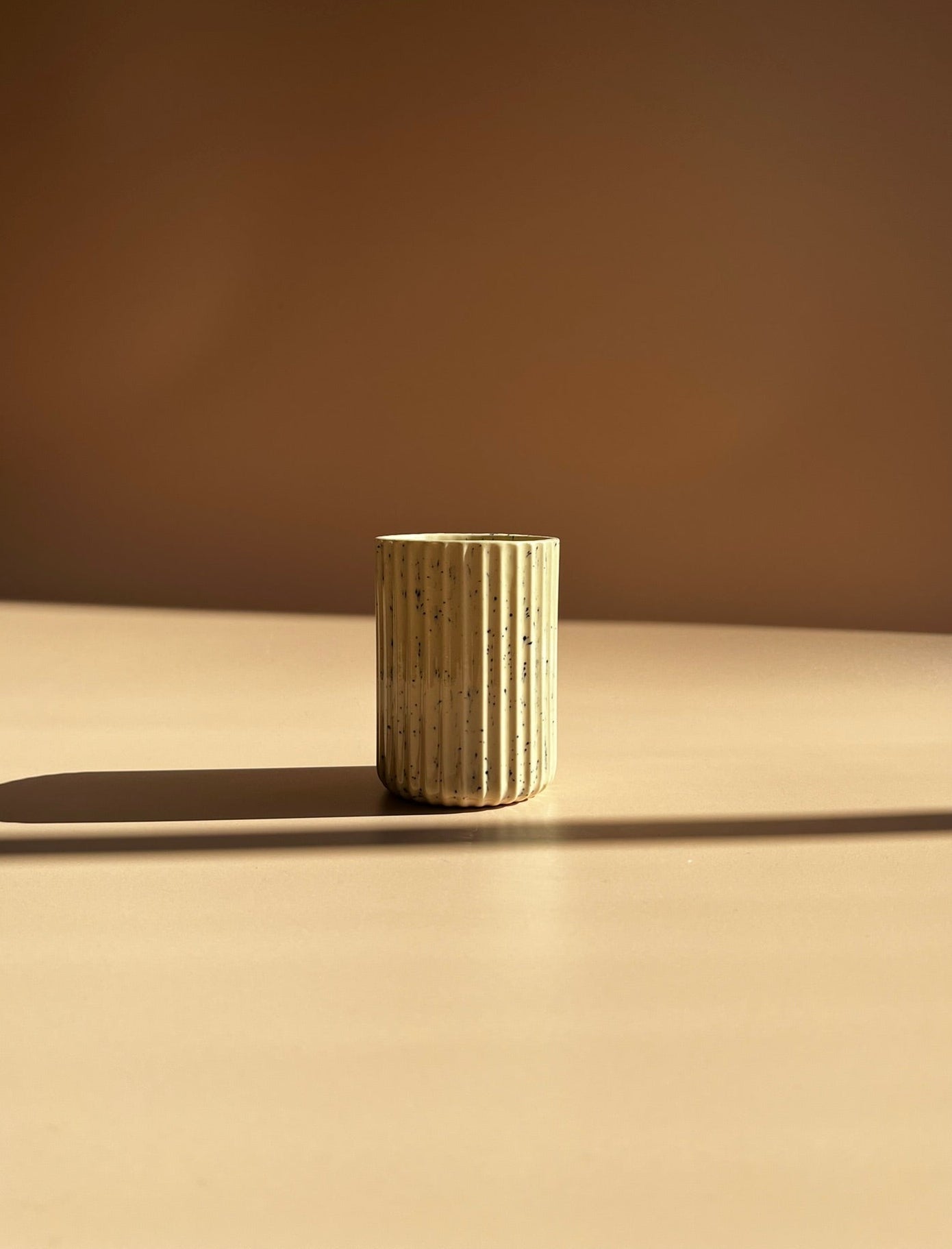 Sandstone Speckled . Stria Mug