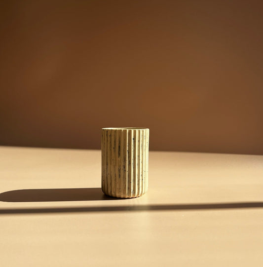 Sandstone Speckled . Stria Mug