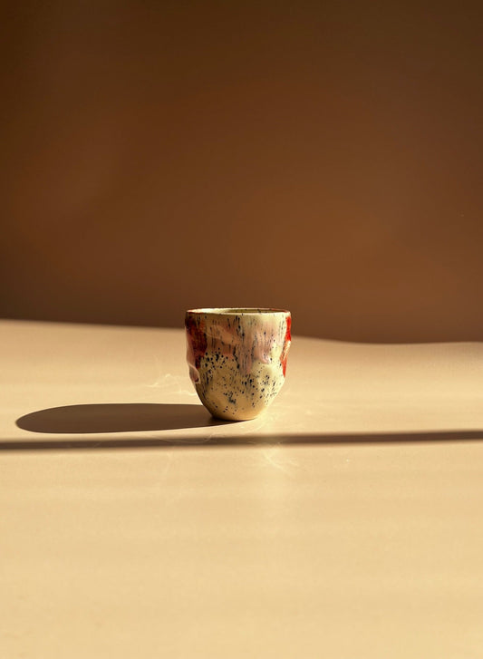 Speckled Ember . Stone Mug