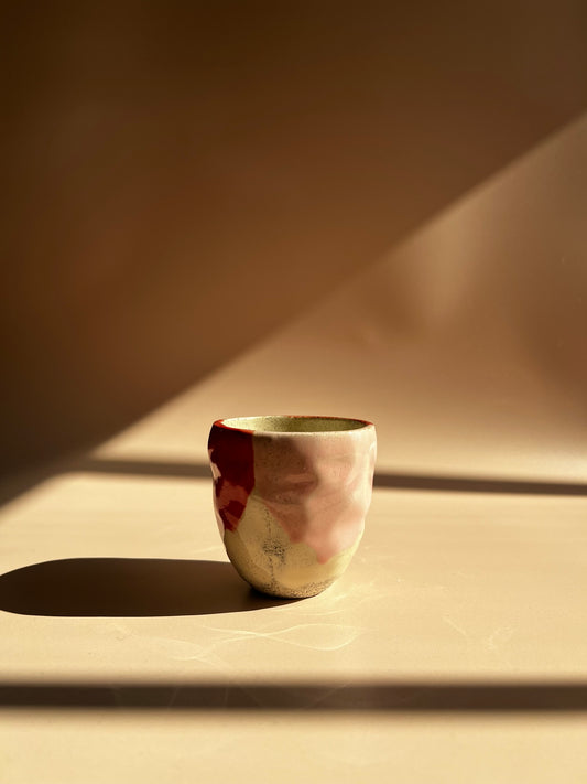 Speckled Clay Ember . Stone Mug