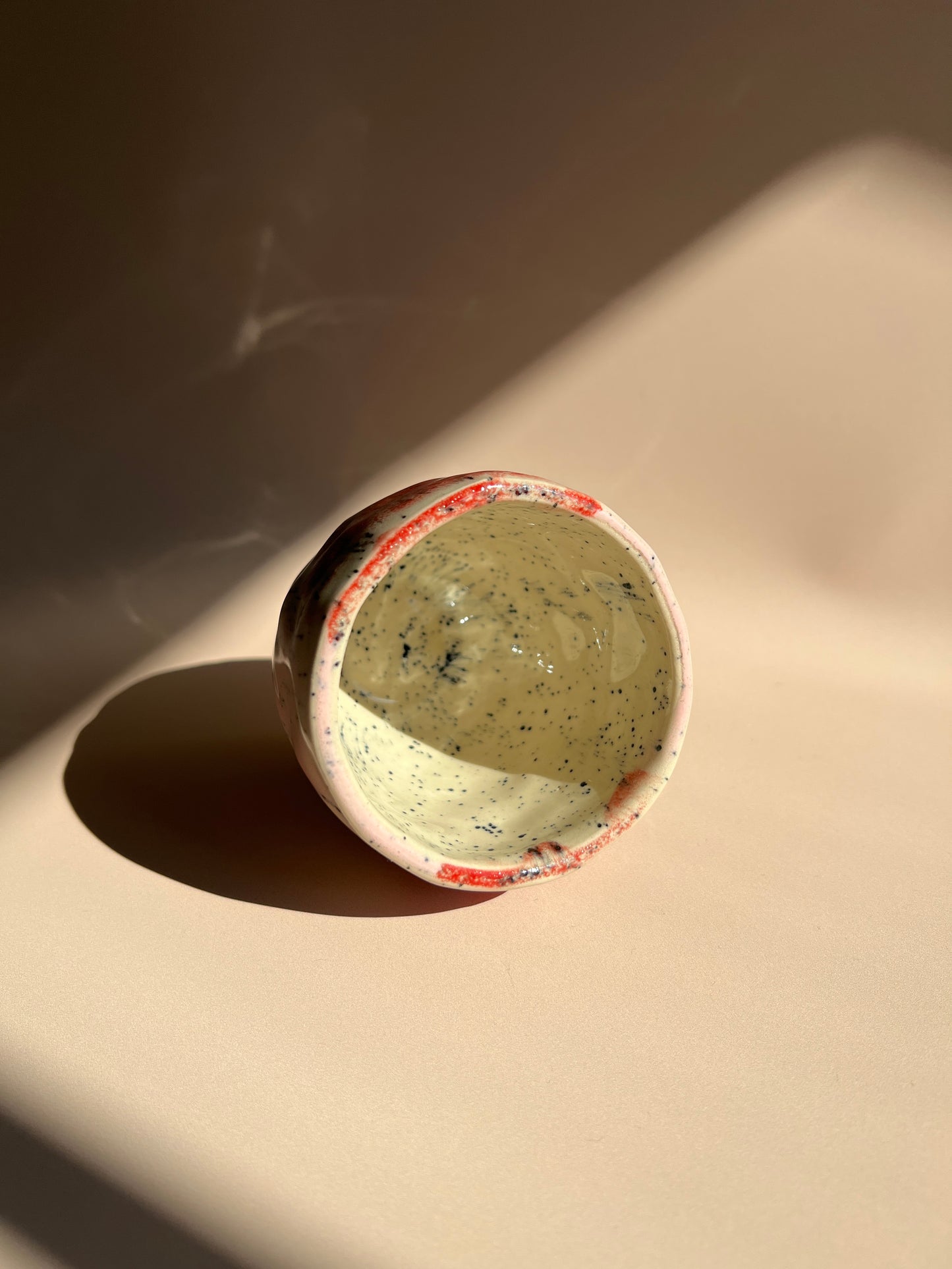 Speckled Ember . Stone Mug