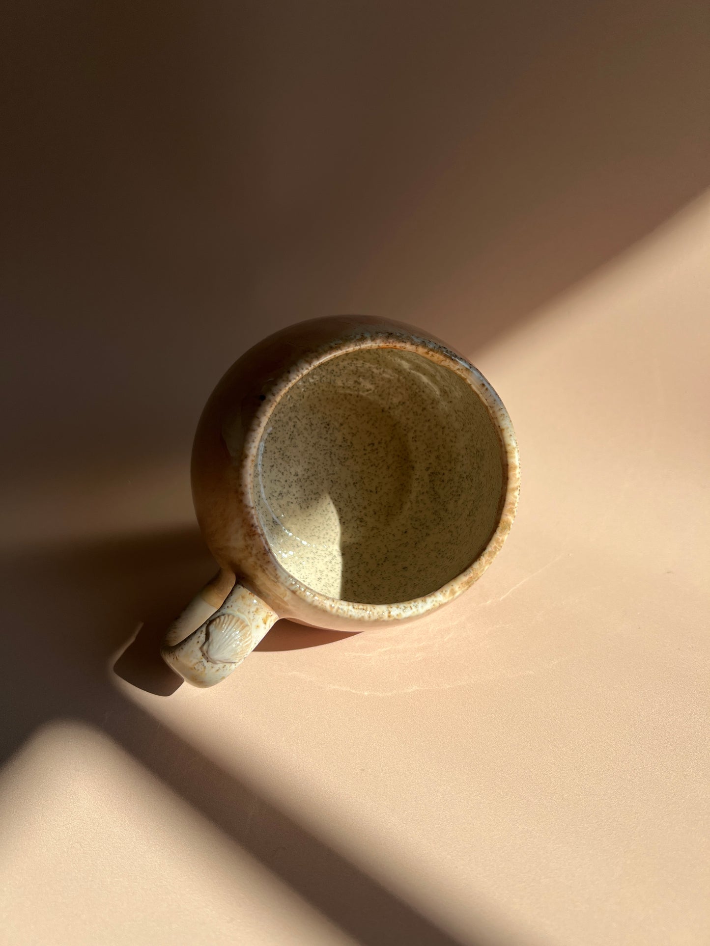 Golden Shore . Pebble Mug