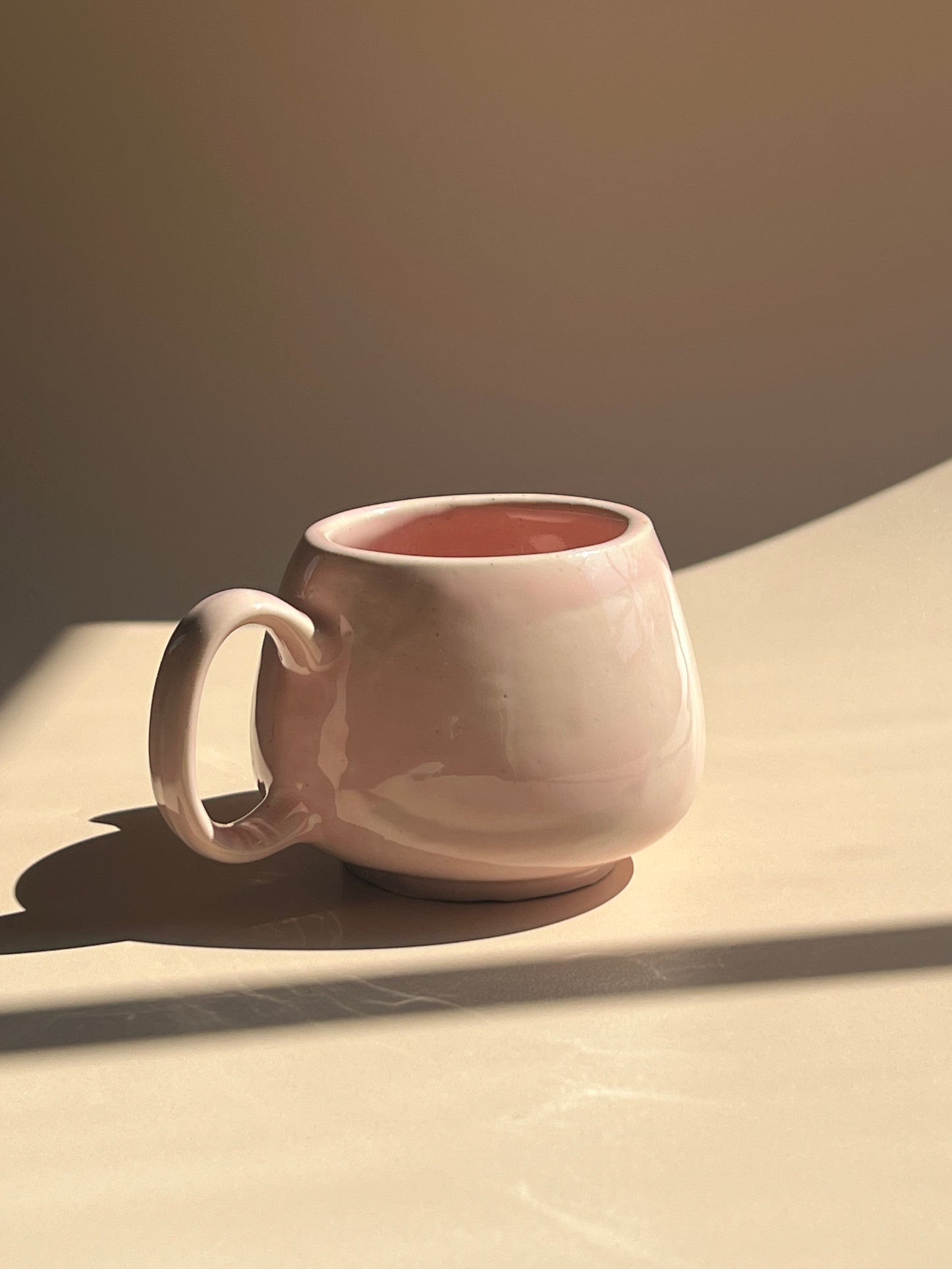 Stitched Heart . Pebble Mug