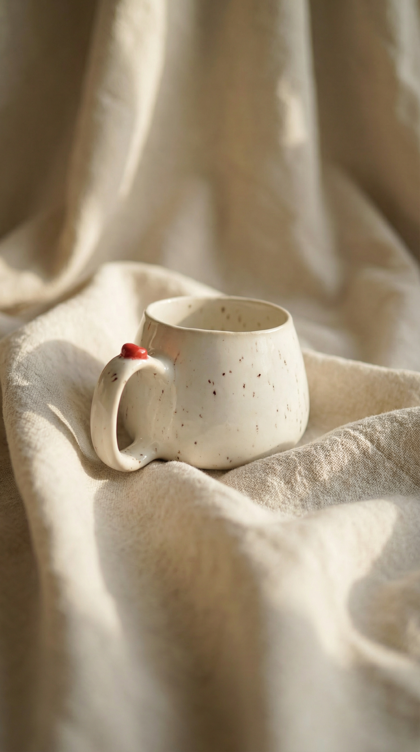 Love Bear Speckled. Pebble Mug