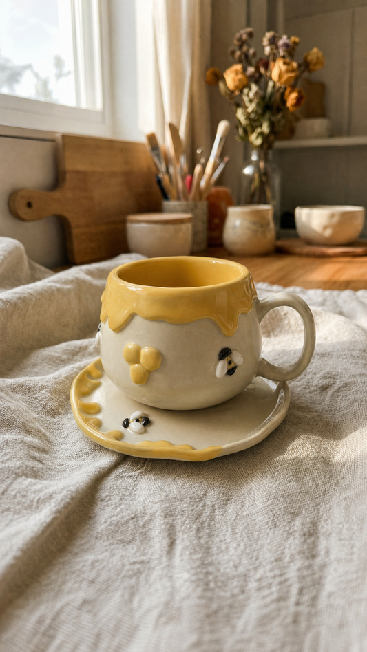 Honeybun . Pebble Mug