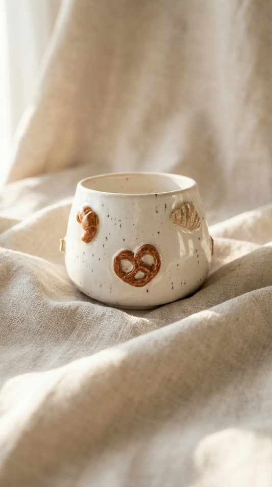 Croissant Club. Tasse Pebble