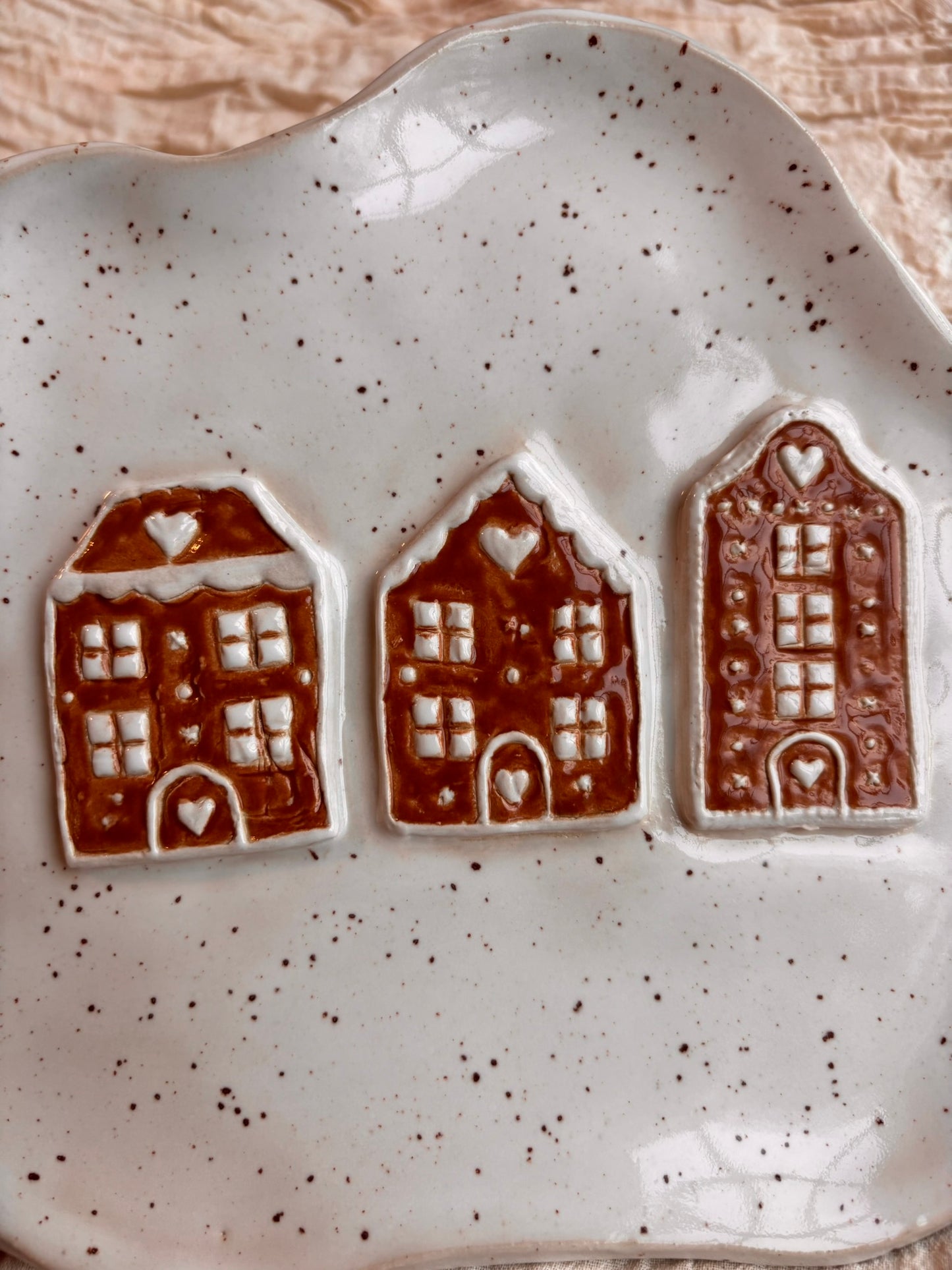 Christmas . Amorphe Service Plate