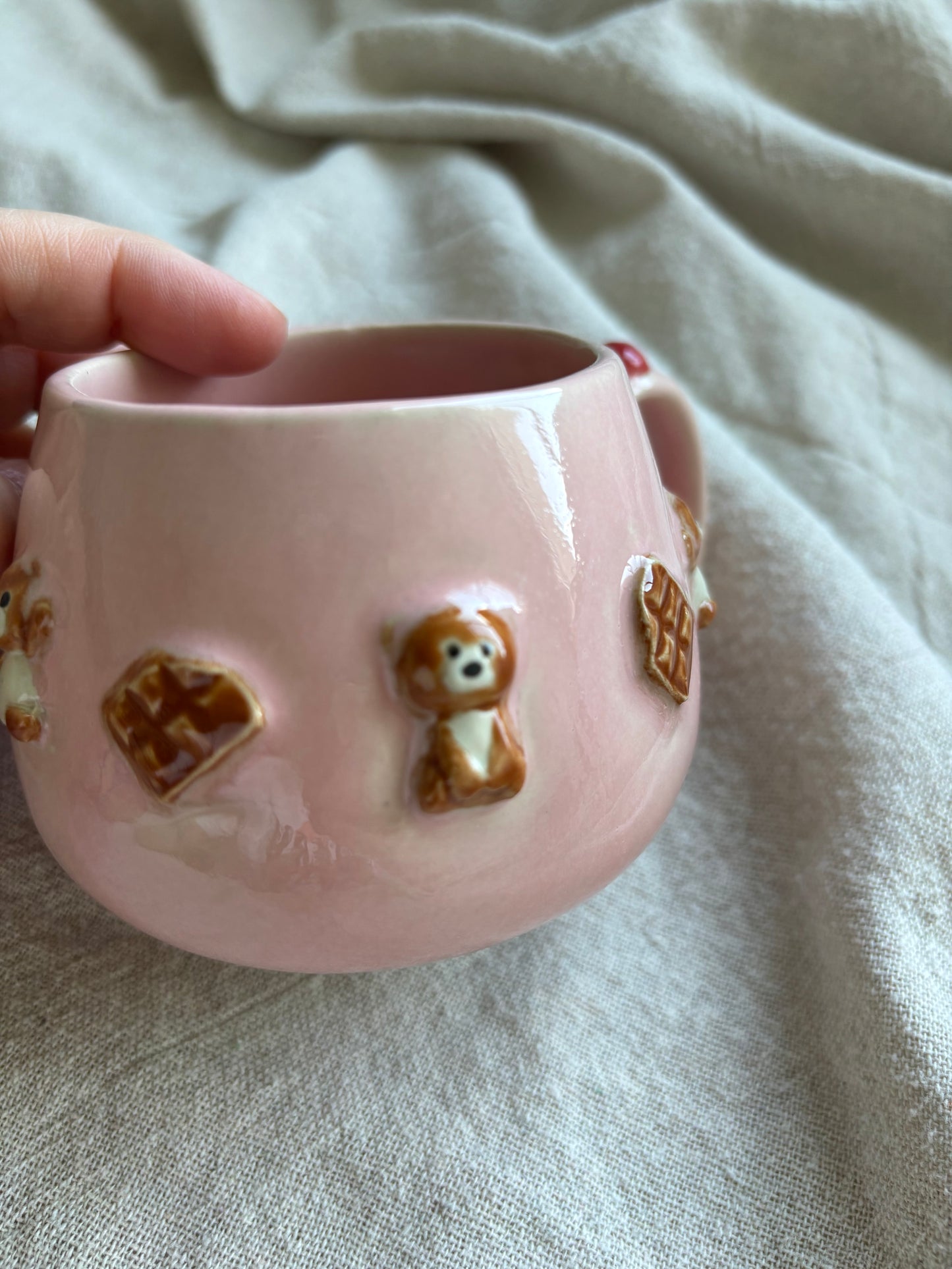 Perfectly Imperfect - Love Bear. Pebble Mug