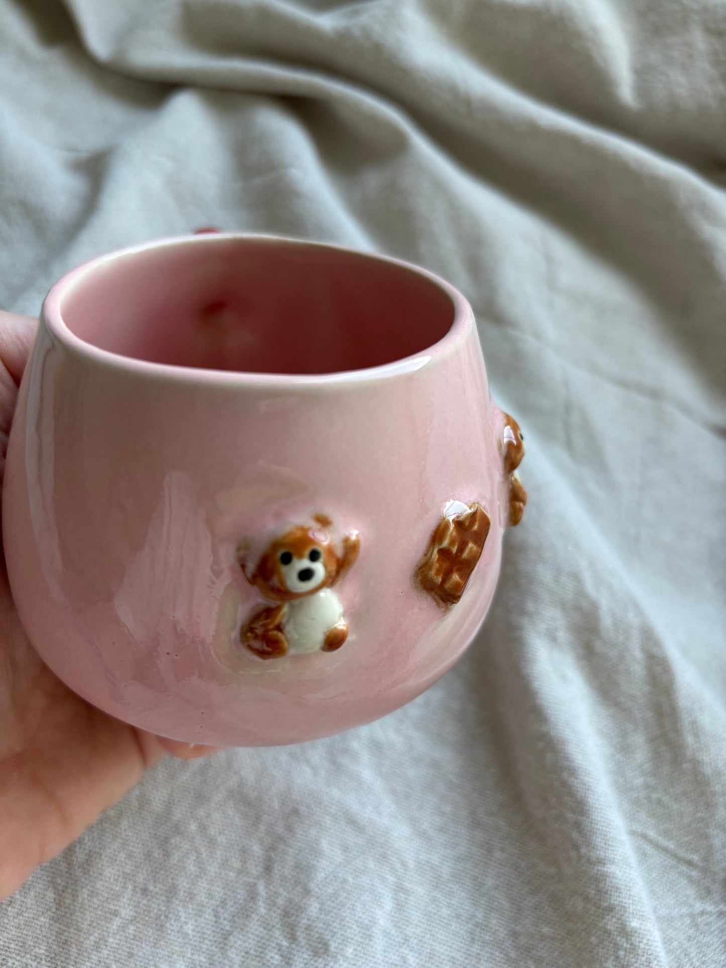 Perfectly Imperfect - Love Bear. Pebble Mug