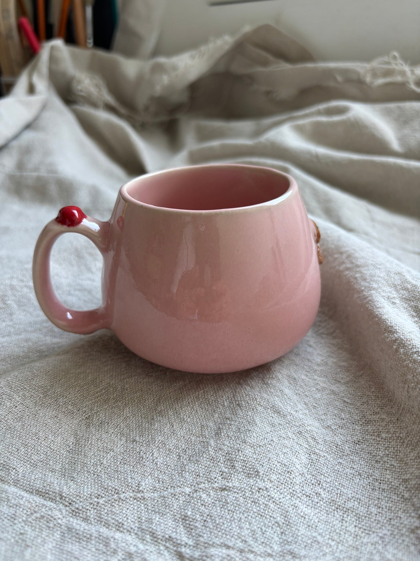 Perfectly Imperfect - Love Bear. Pebble Mug