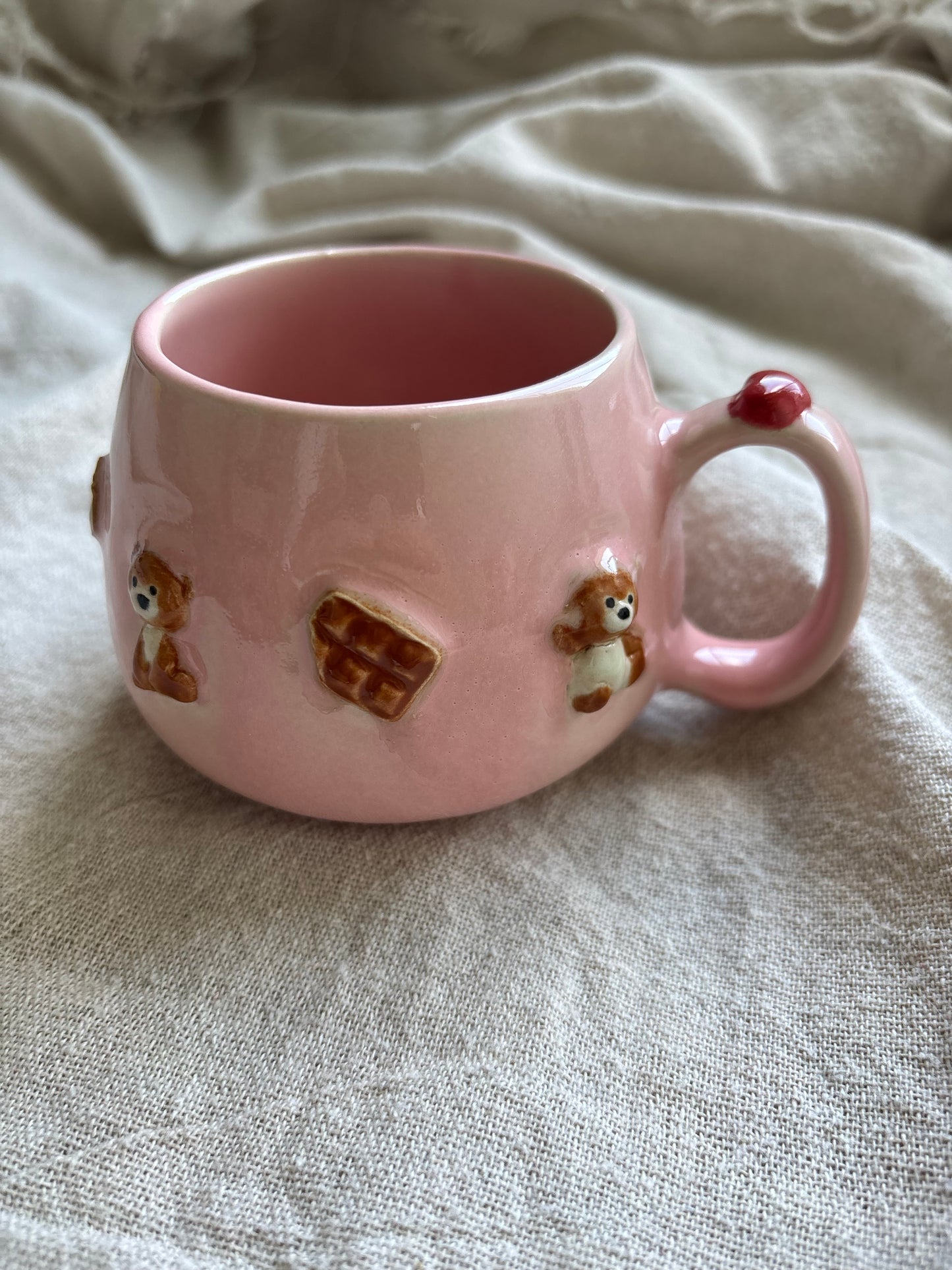 Perfectly Imperfect - Love Bear. Pebble Mug