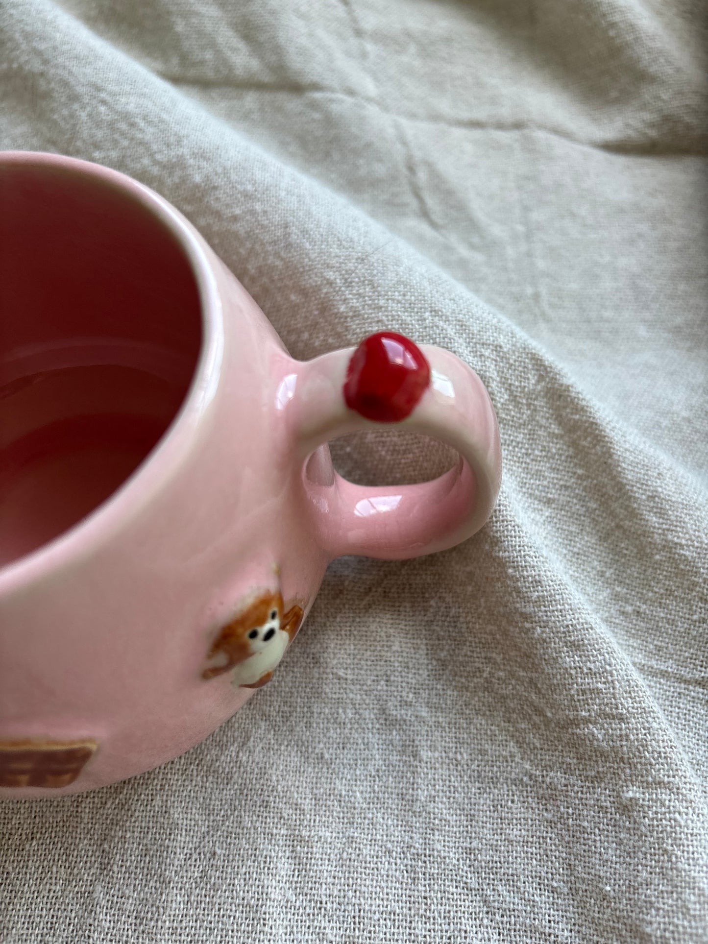 Perfectly Imperfect - Love Bear. Pebble Mug