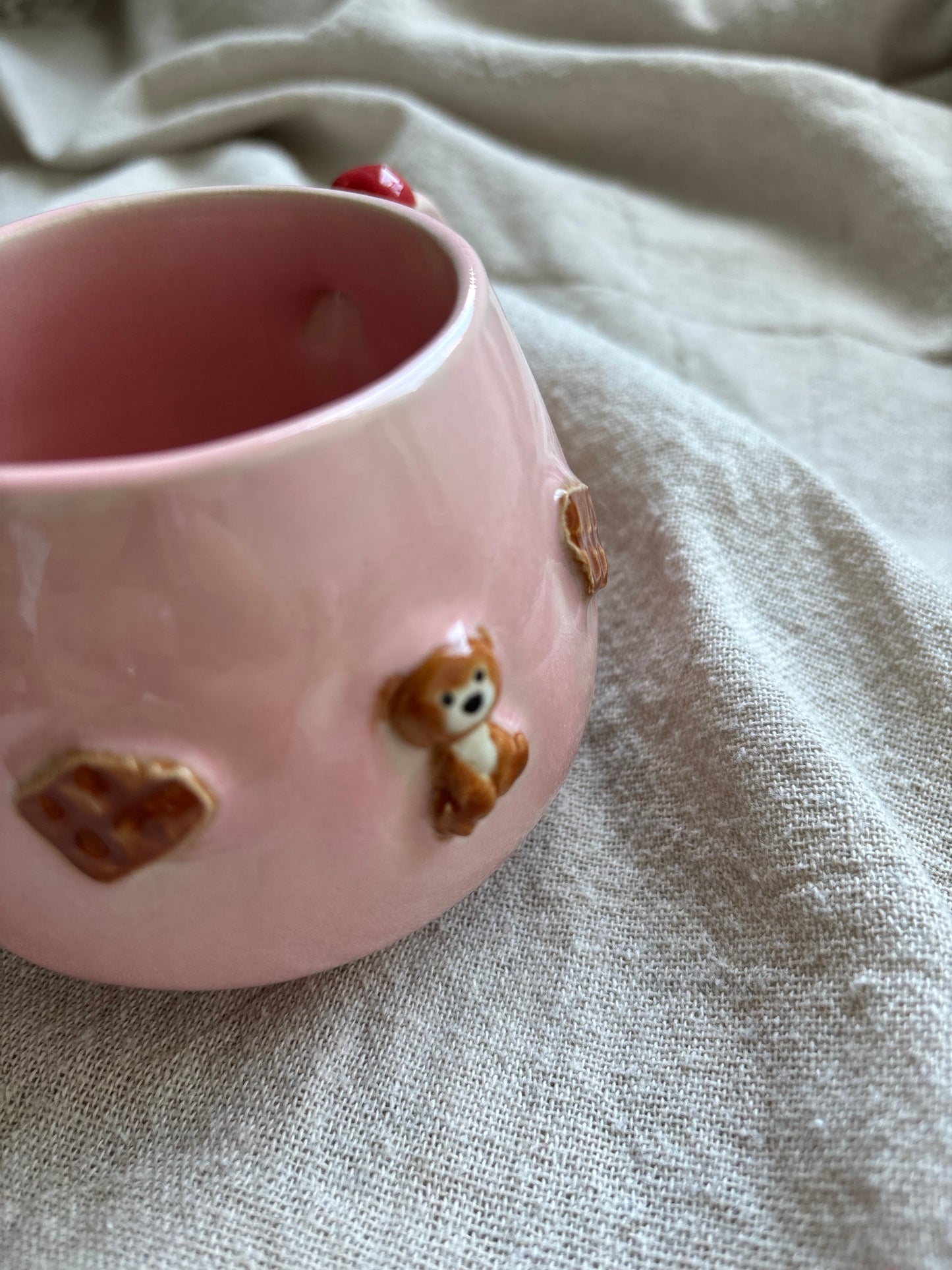 Perfectly Imperfect - Love Bear. Pebble Mug