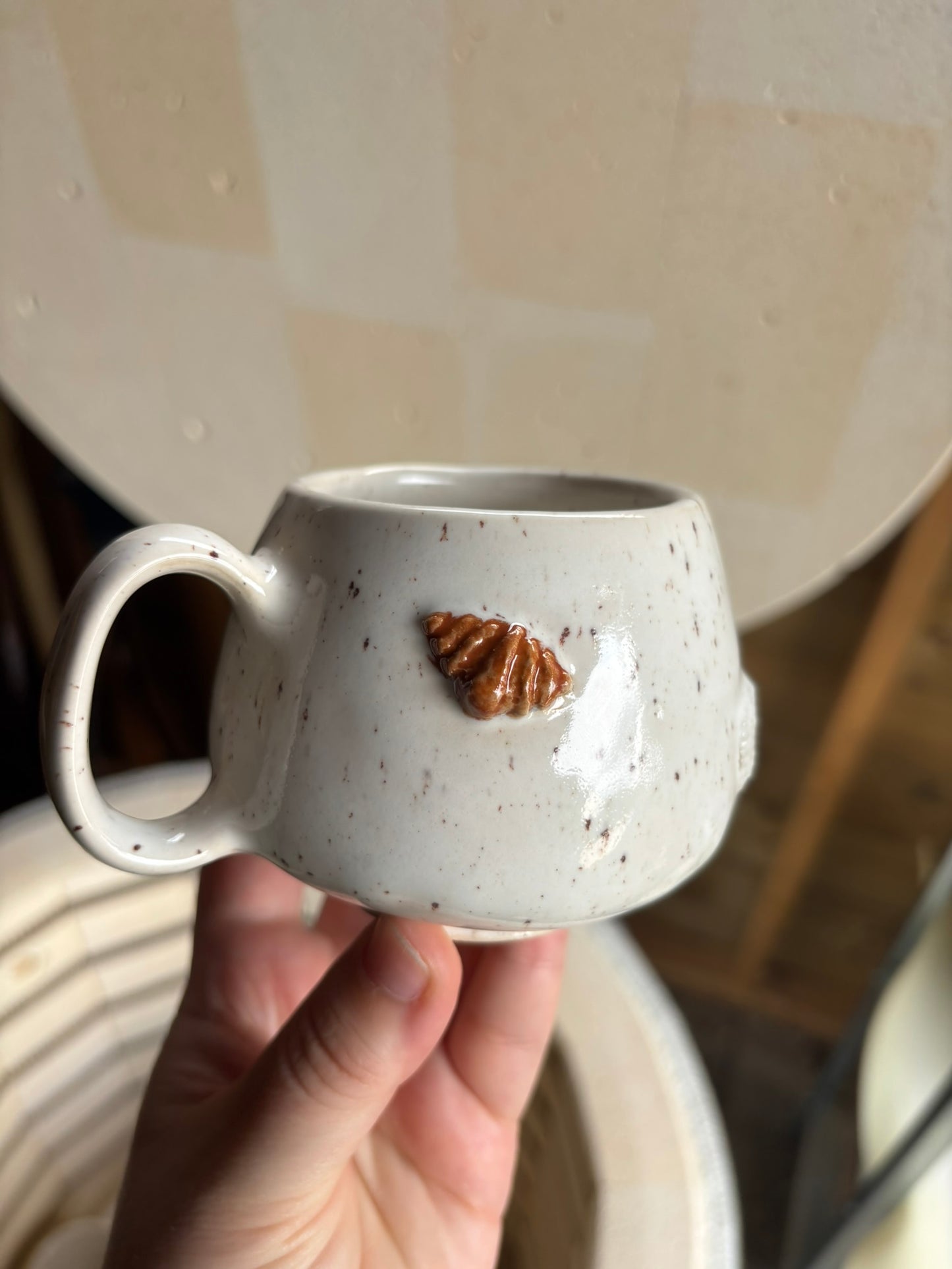 Croissant Club . Pebble Mug