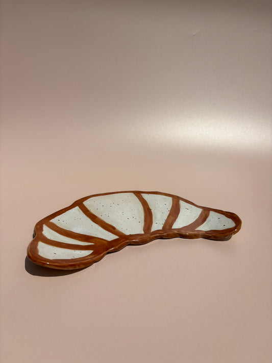 Croissant Club . Serving Plate