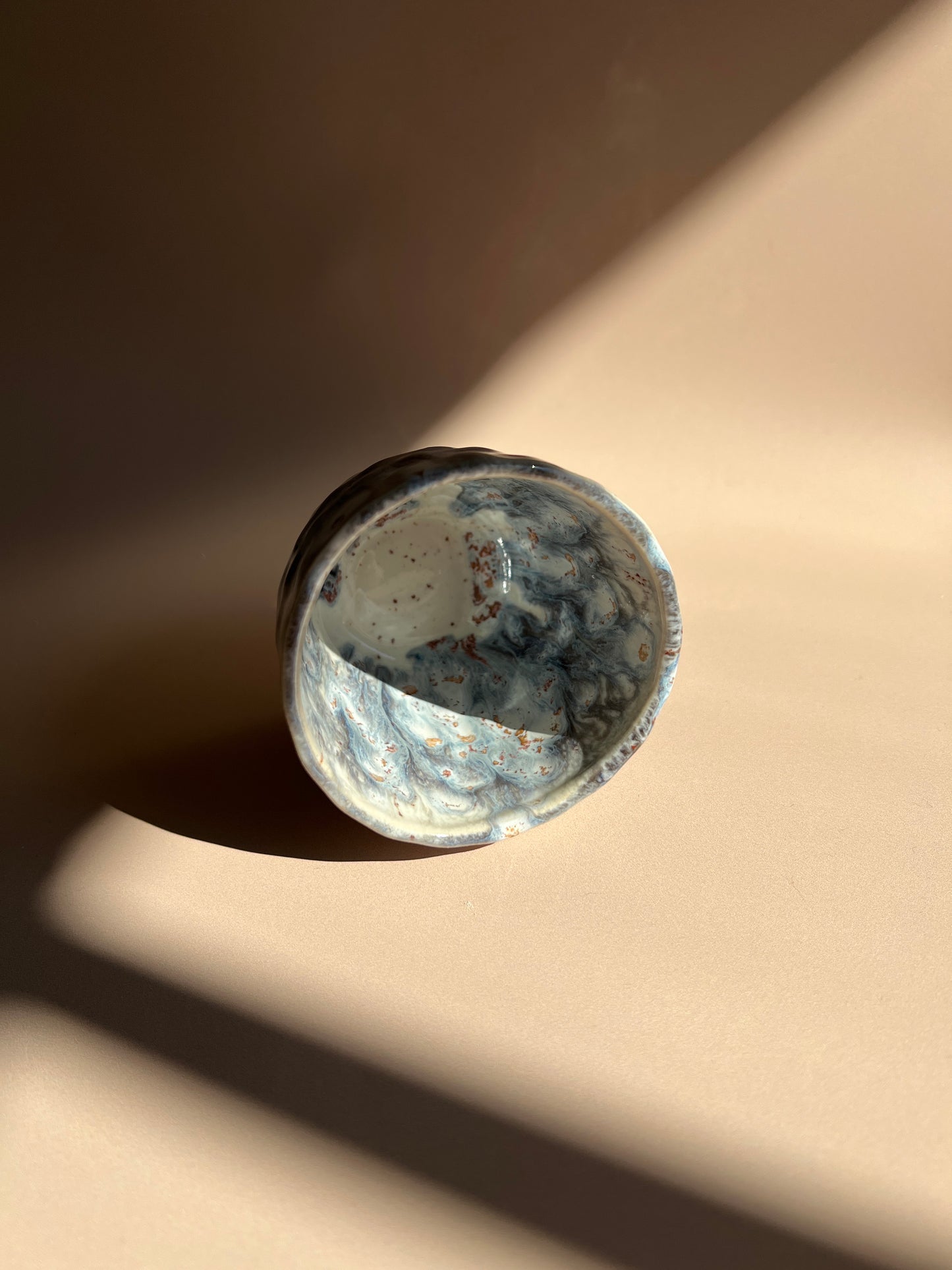 Indigo Drip . Ripple Mug