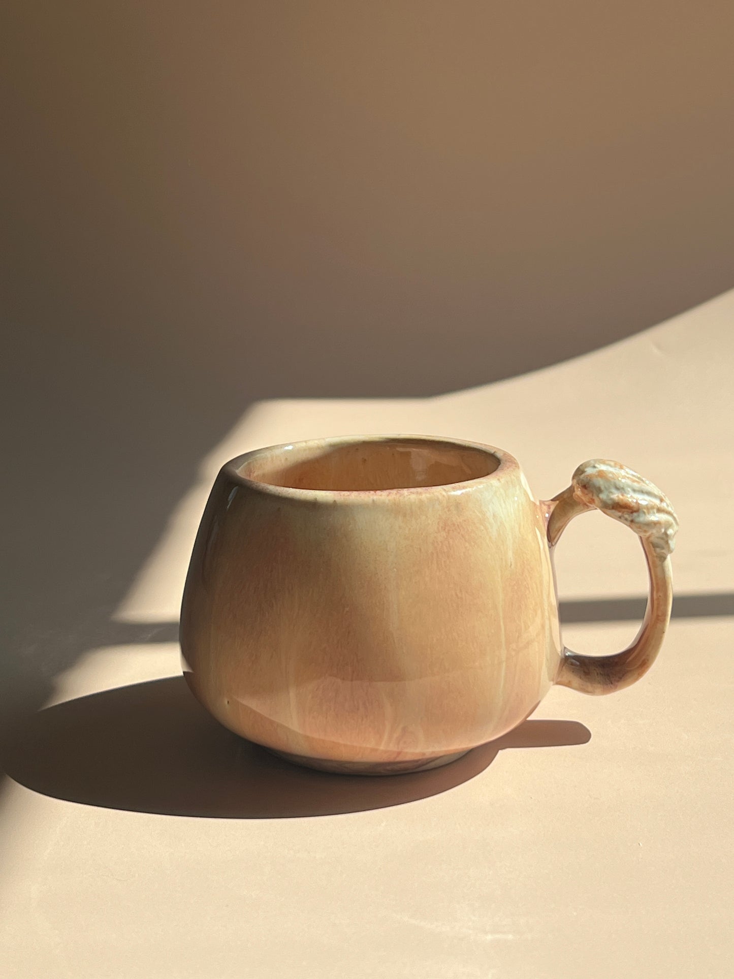 Golden Shore . Pebble Mug