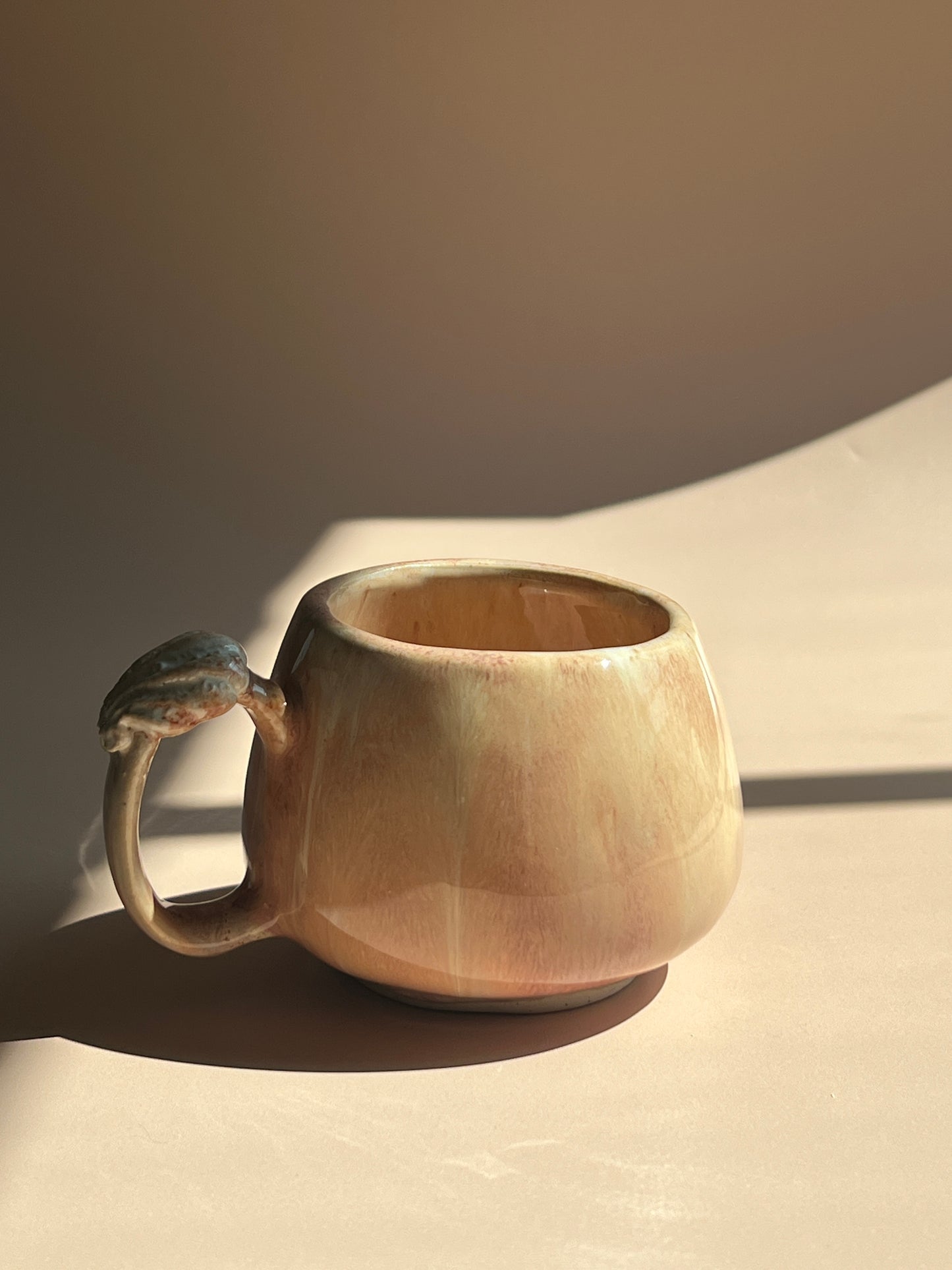 Golden Shore . Pebble Mug