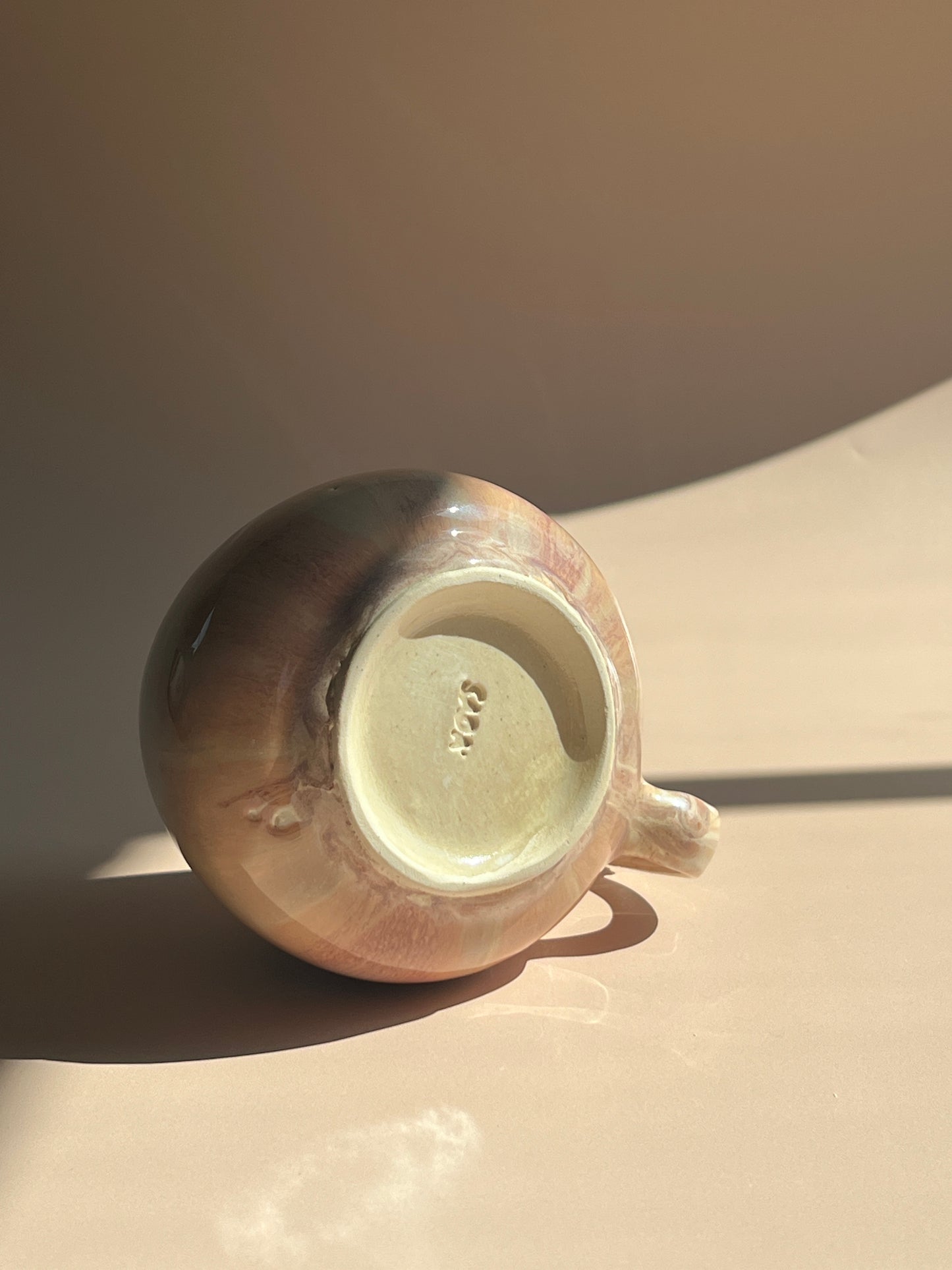 Golden Shore . Pebble Mug