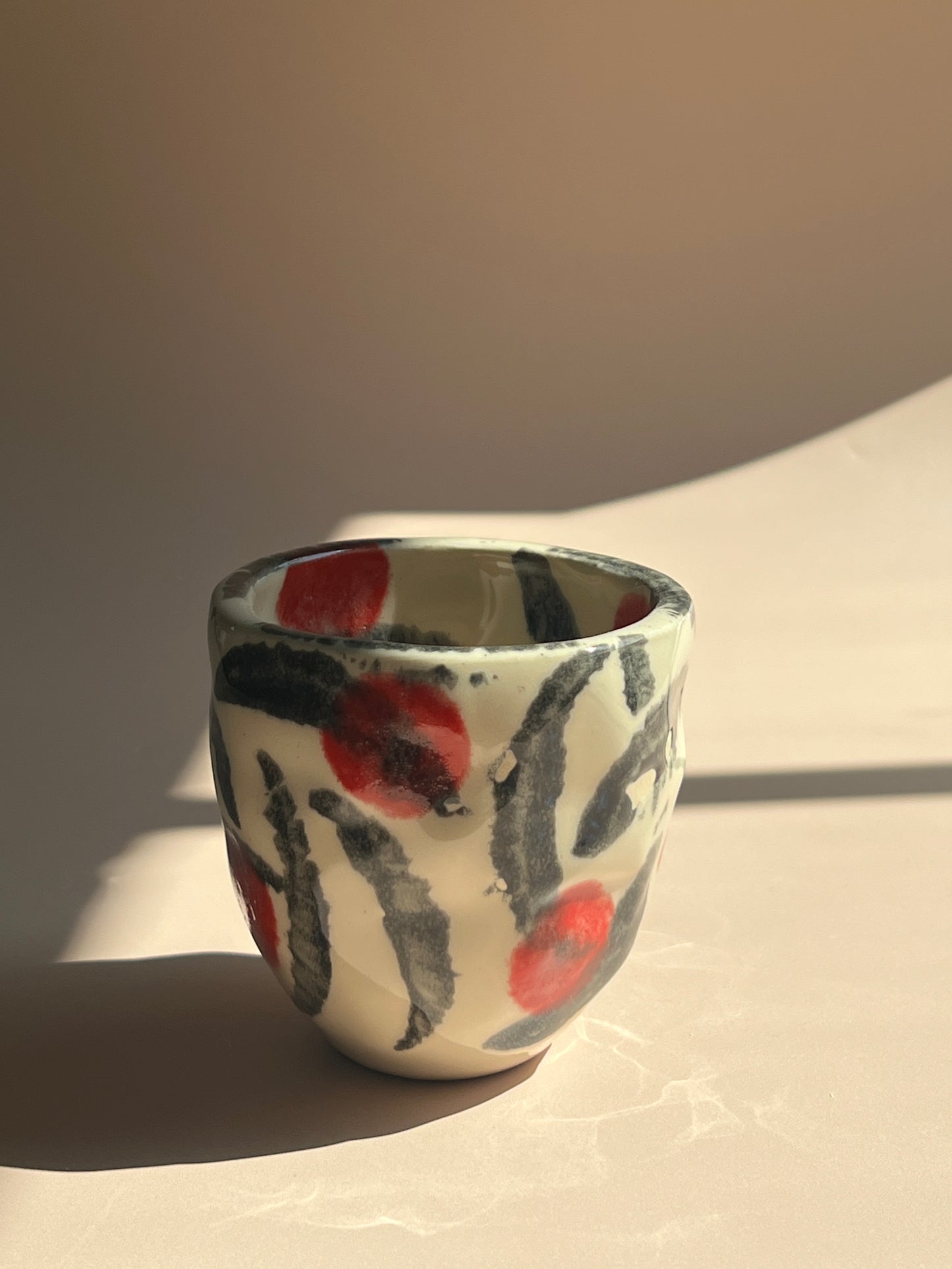 Hakeme Cherry . Stone Mug