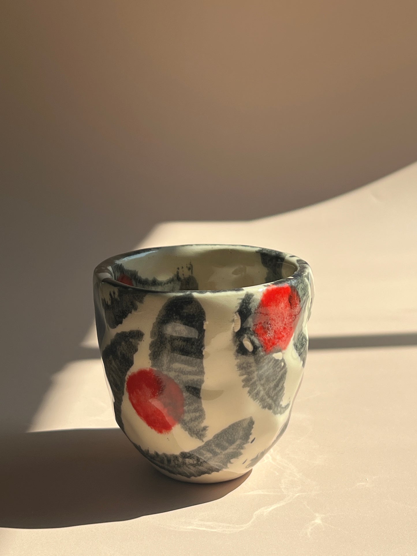 Hakeme Cherry . Stone Mug