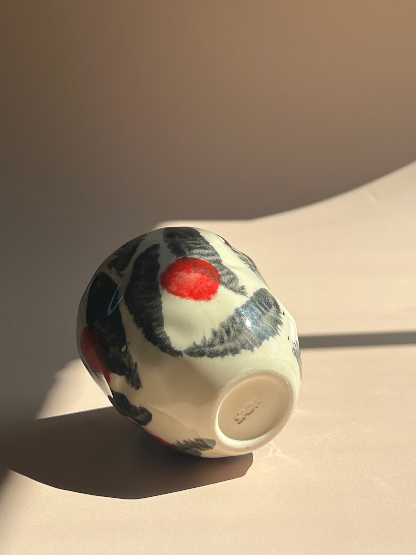 Hakeme Cherry . Stone Mug