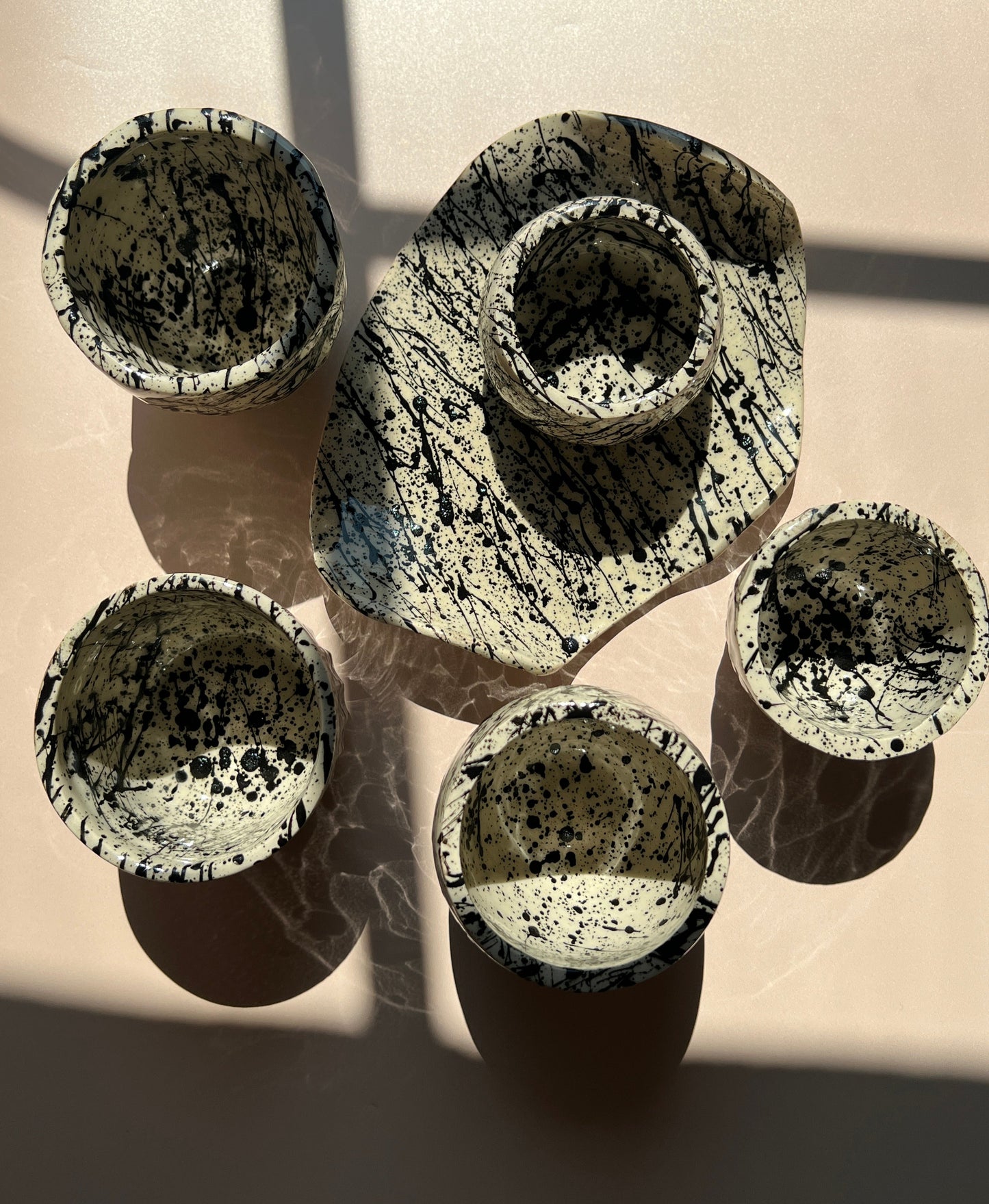 Noir Drip . Ripple Mug