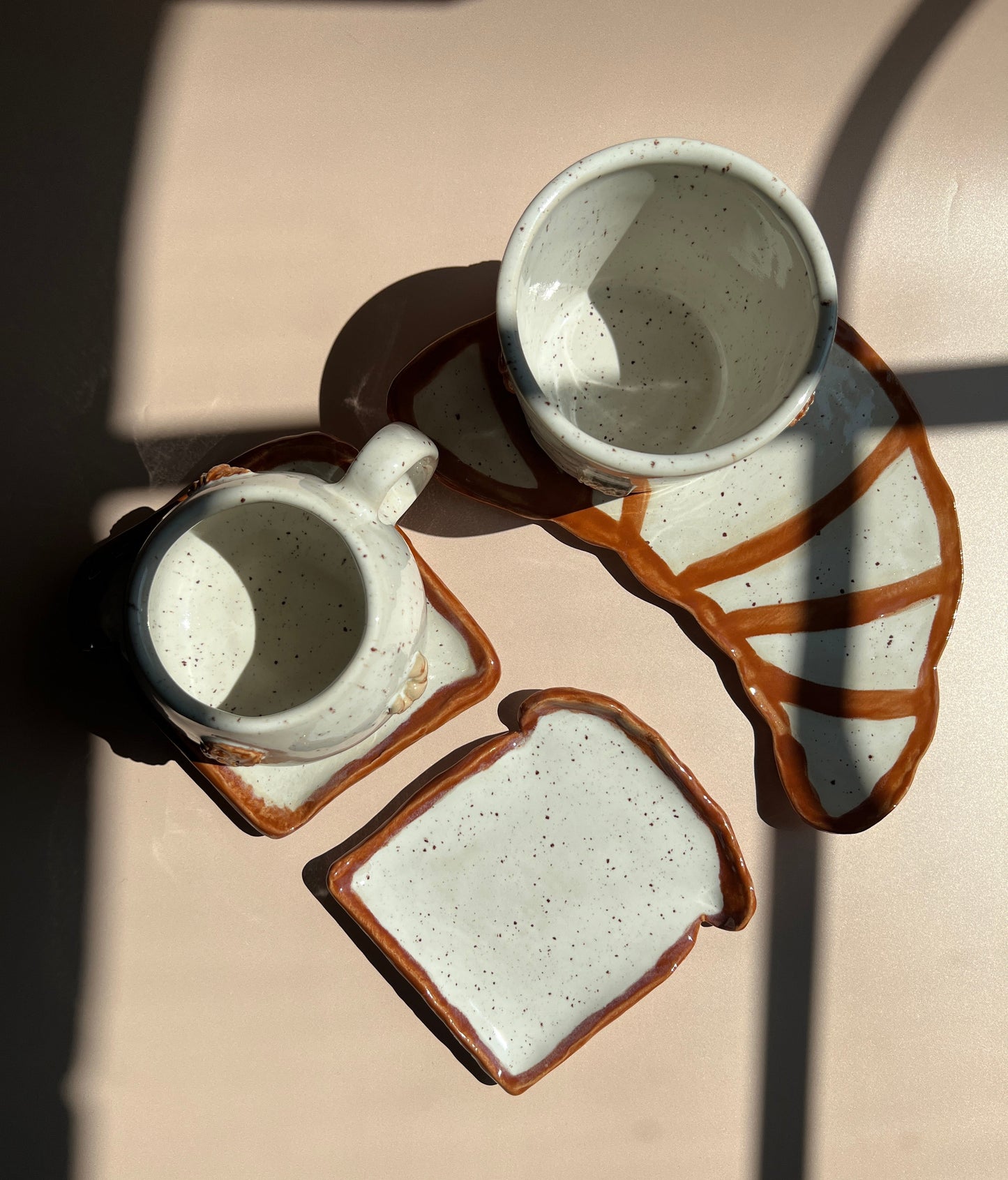 Croissant Club . Pebble Mug