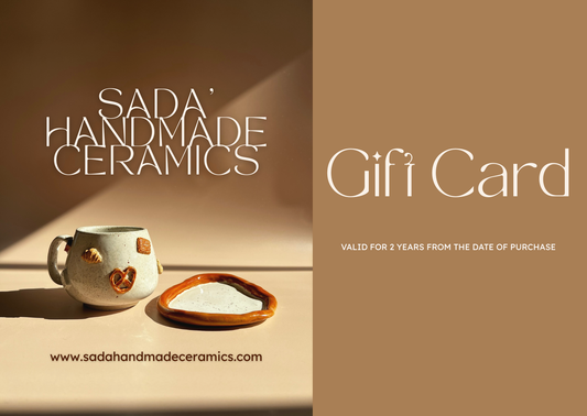 Sada' Handmade Ceramics Gift Card