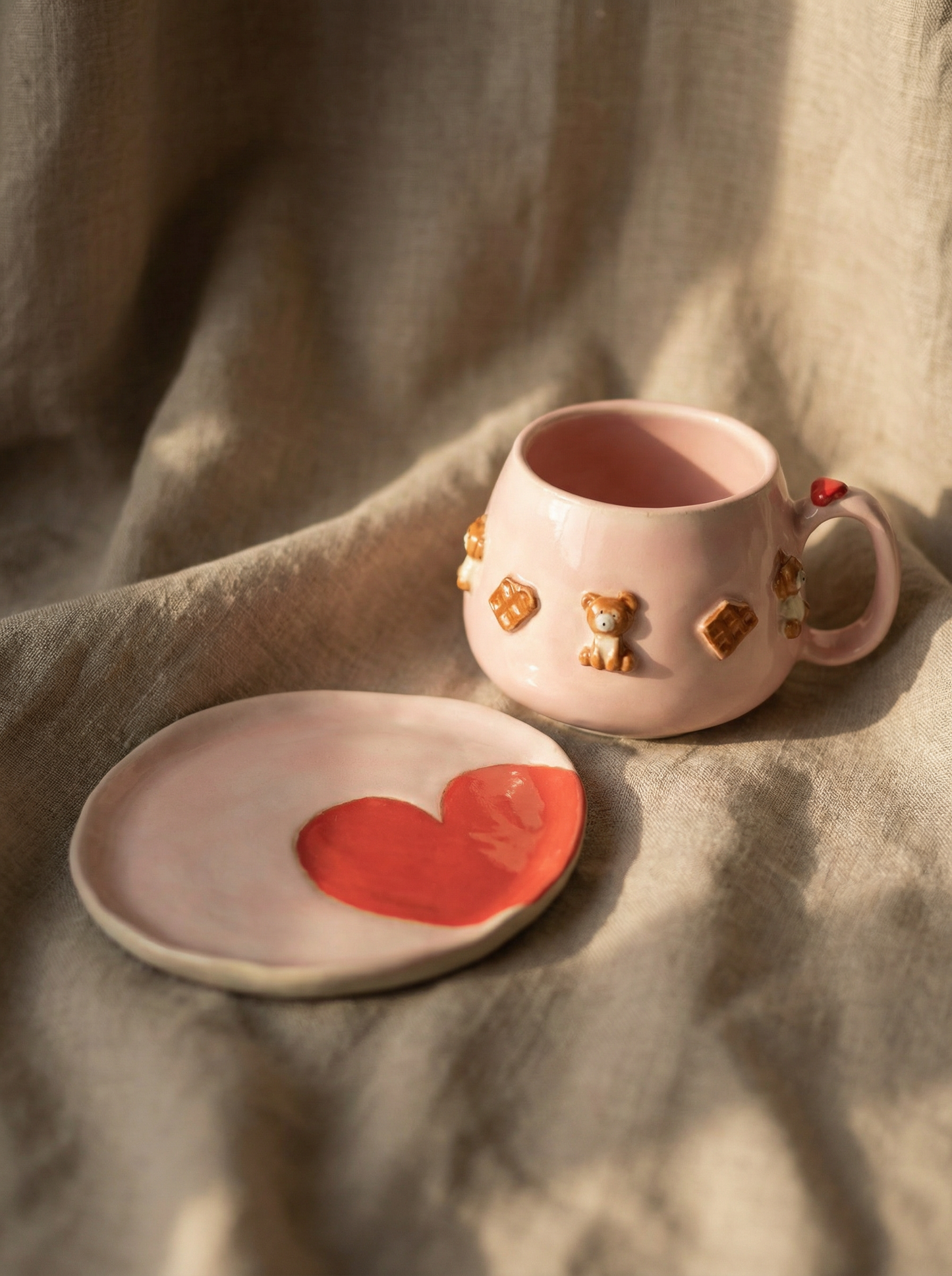 Love Bear. Pebble Mug
