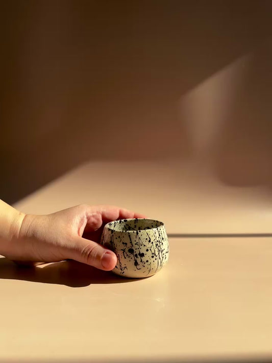 Noir Drip . Pebble Mini Mug
